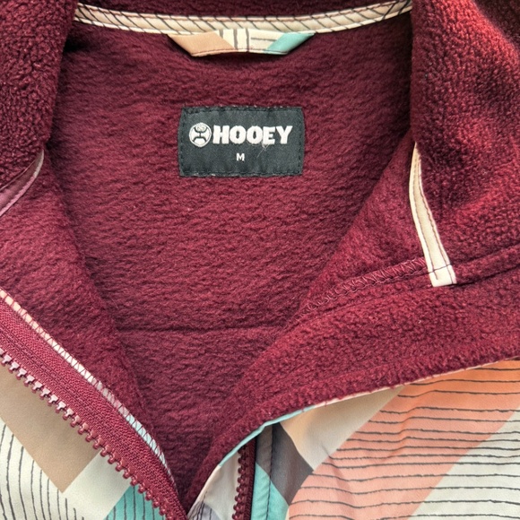 Hooey Girls M Full Zip Up Lightweight Ski Winter Sport Warm Cozy Fleece Jacket - Picture 14 of 16